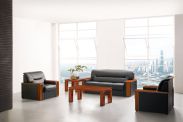 Sofaset Premium, Farbe: Schwarz