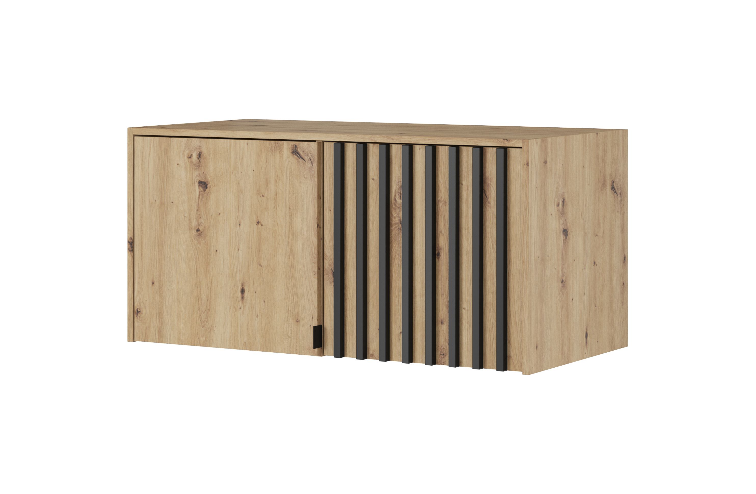 Aufsatz für Kleiderschrank Leeds 15 & 16, Farbe: Eiche Artisan - Abmessungen: 50 x 105 x 51 cm (H x B x T)