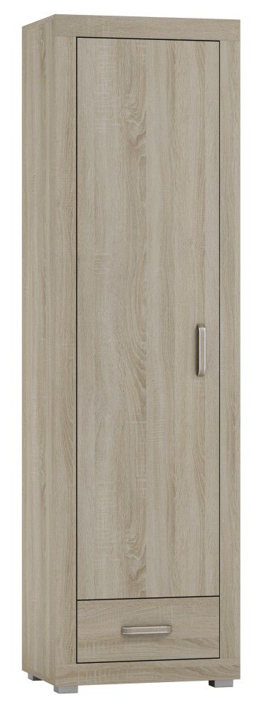 Schrank Lorengau 32, Farbe: Sonoma Eiche - Abmessungen: 202 x 58 x 40 cm (H x B x T)