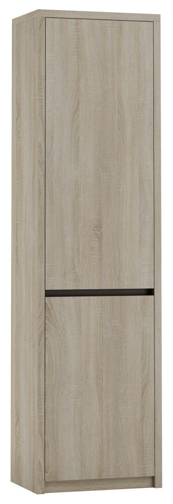 Schrank Popondetta 19, Farbe: Sonoma Eiche - Abmessungen: 200 x 55 x 38 cm (H x B x T)