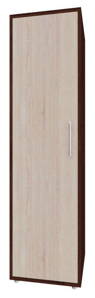 Schrank Curug 16, Farbe: Nuss / Ulme - Abmessungen: 188 x 50 x 50 cm (H x B x T)