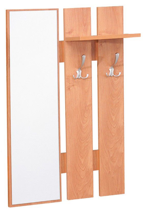 Garderobe Paseh 01, Farbe: Erle - Abmessungen: 100 x 60 x 24 cm (H x B x T)