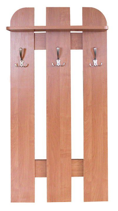 Garderobe Paseh 21, Farbe: Erle - Abmessungen: 126 x 60 x 24 cm (H x B x T)