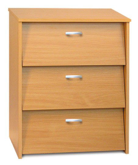 Schuhschrank Pamanukan 06, Farbe: Erle - Abmessungen: 69 x 50 x 34 cm (H x B x T)