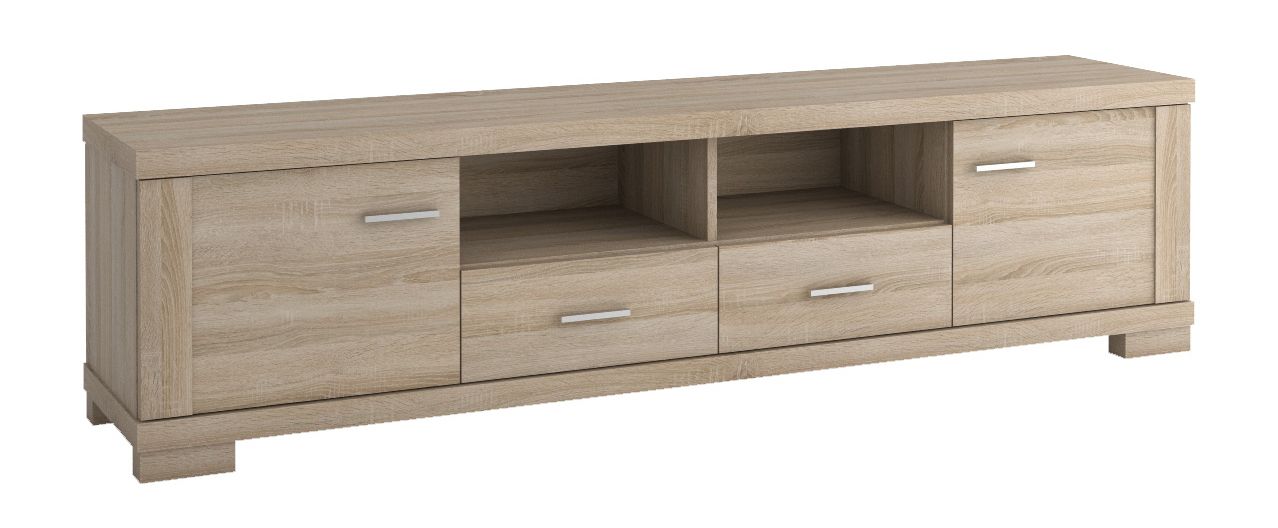 TV-Unterschrank "Temerin" Farbe Sonoma-Eiche 24 - Abmessungen: 50 x 200 x 42 cm (H x B x T)