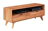 TV-Unterschrank Timaru 23 Kernbuche massiv geölt - Abmessungen: 48 x 120 x 40 cm (H x B x T)