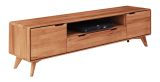 TV-Unterschrank Timaru 28 Kernbuche massiv geölt - Abmessungen: 48 x 180 x 40 cm (H x B x T)