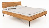 Einzelbett / Gästebett Rolleston 01 Kernbuche massiv geölt - Liegefläche: 90 x 200 cm (B x L)