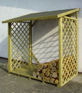 Kaminholzunterstand Arvensis - Abmessungen: 200 x 140 x 220 cm (B x T x H)