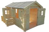 Spielhaus Deluxe Rodney Park - 2,35 x 1,75 Meter aus 19mm Blockbohlen