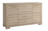 Kommode "Temerin" Farbe Sonoma-Eiche 07 - Abmessungen: 85 x 150 x 42 cm (H x B x T)