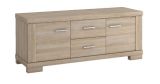 Kommode - Lowboard "Temerin" Farbe Sonoma-Eiche 18 - Abmessungen: 50 x 130 x 42 cm (H x B x T)