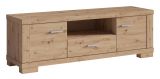 TV-Unterschrank "Temerin" 22, Farbe: Eiche Rustikal - Abmessungen: 50 x 150 x 42 cm (H x B x T)