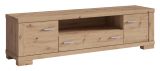 TV-Unterschrank "Temerin" 23, Farbe: Eiche Rustikal - Abmessungen: 50 x 180 x 42 cm (H x B x T)