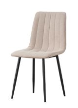 Stuhl Maridi 278, Farbe: Beige - Abmessungen: 88 x 44 x 46 cm (H x B x T)